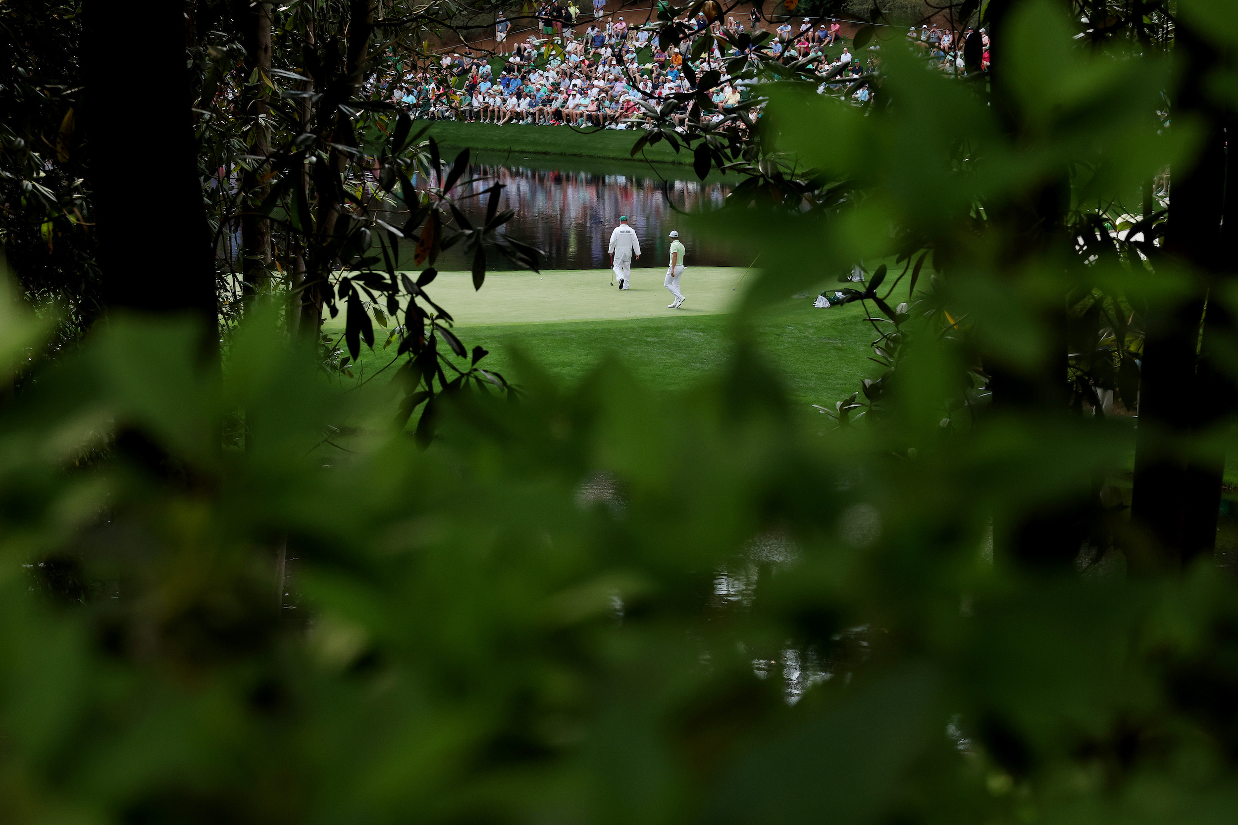 A view of a green at Augusta.