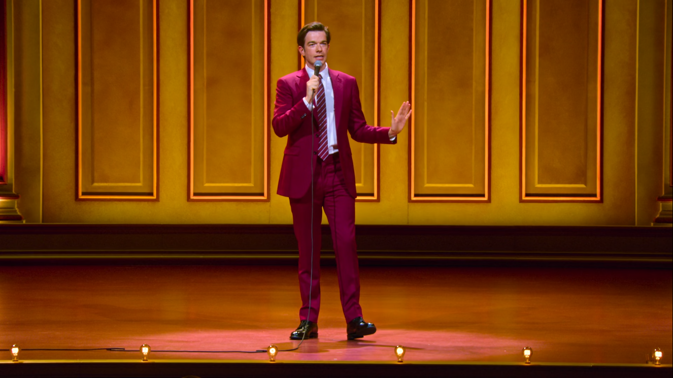 John Mulaney on stage