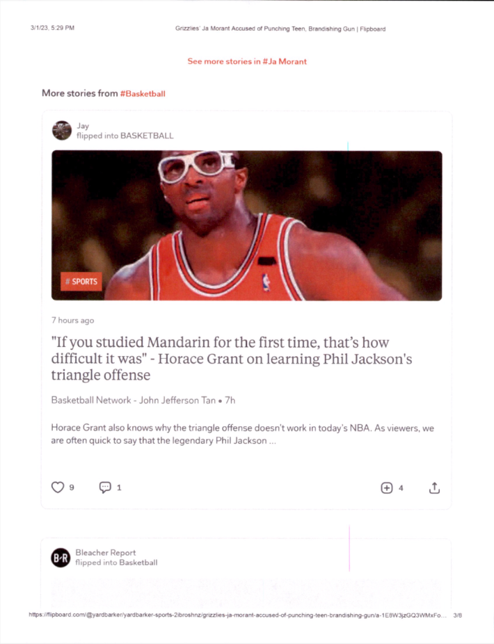 Horace Grant describes what it was like to learn the Triangle offense: "If you studied Mandarin for the first time, that's how difficult it was."