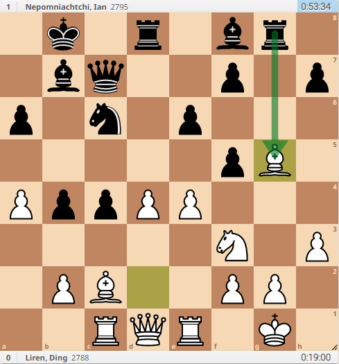 Nepomniachtchi Wins Game 2 With Black After Navigating Ding's