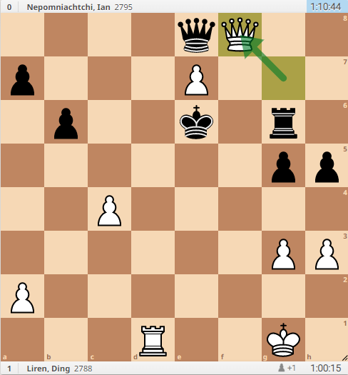 Nepomniachtchi Wins Game 2 With Black After Navigating Ding's