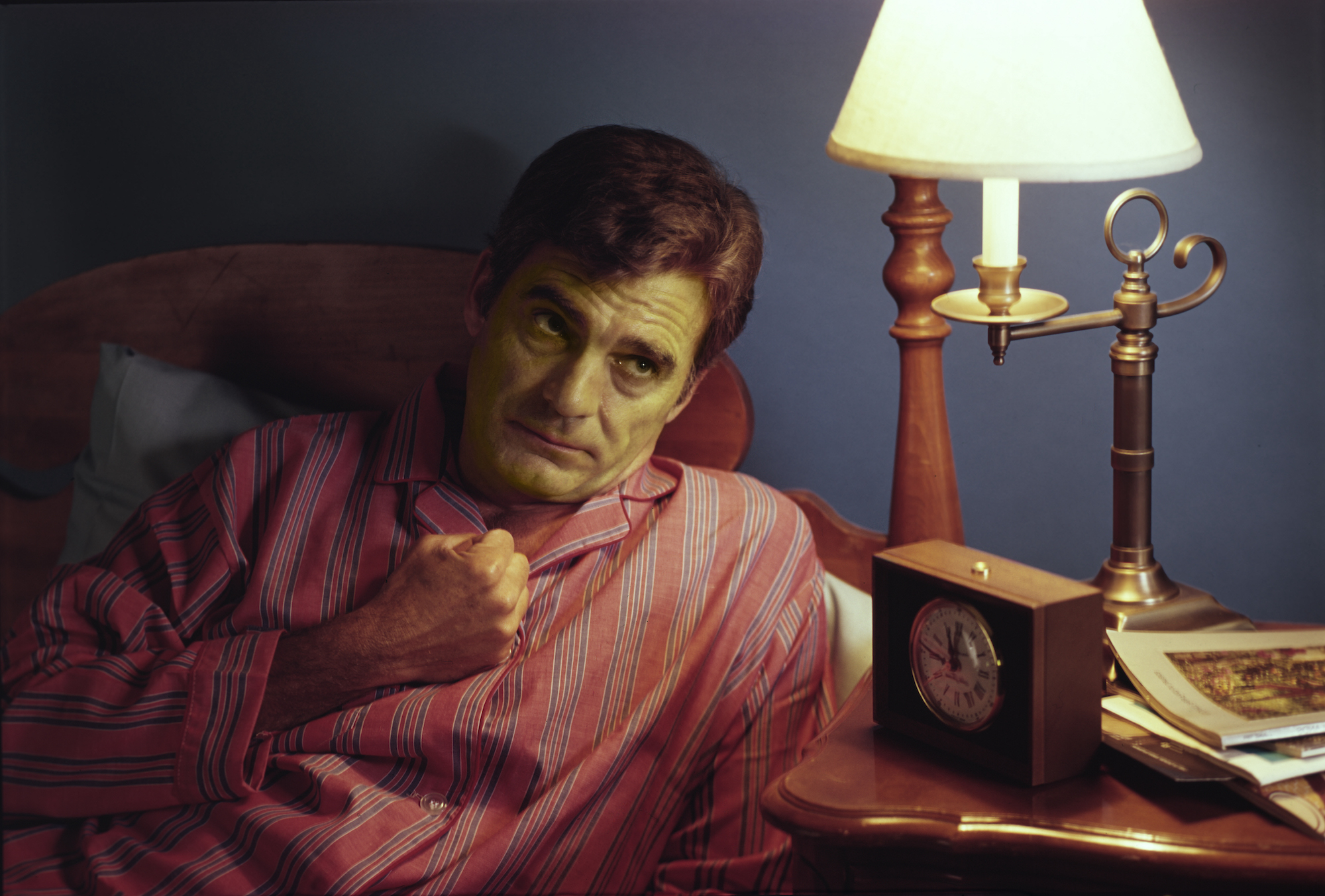 guy with heartburn at night (Photo by Tom Kelley/Getty Images)