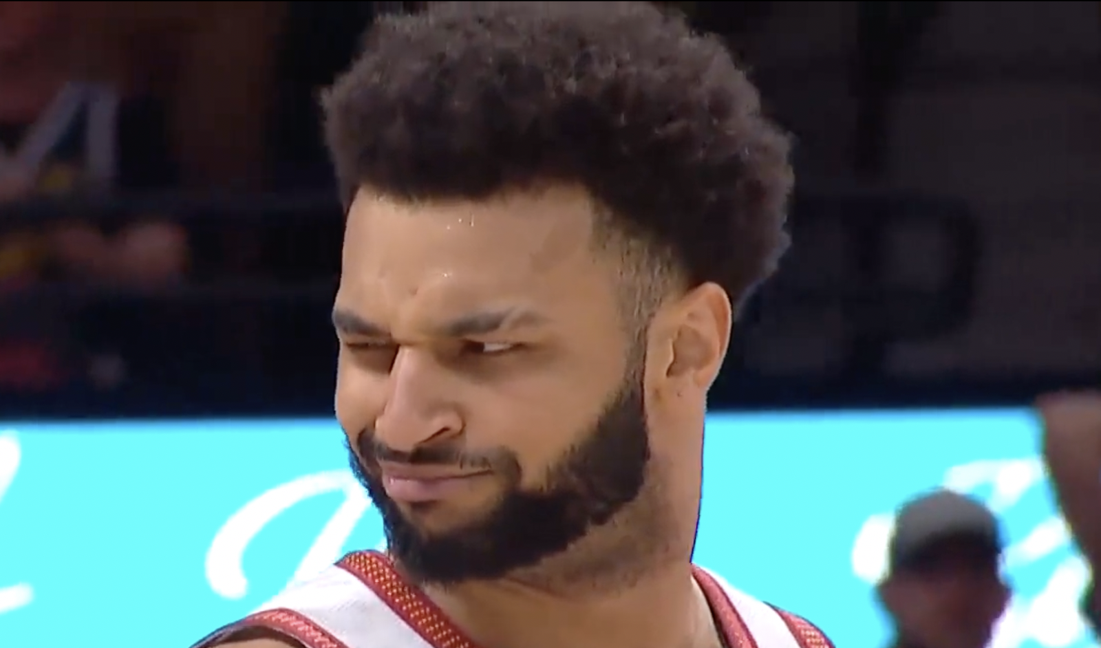 Jamal Murray makes a funny face