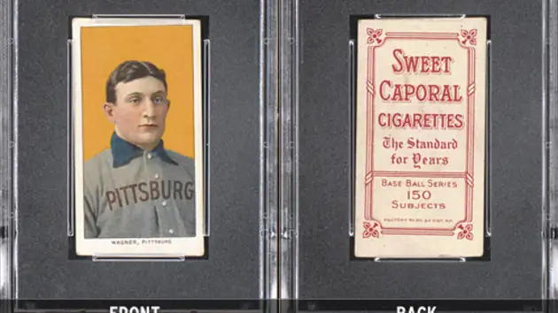 Honus Wagner 1910 Tobacco Card REPRINT Vintage $100,000 Back