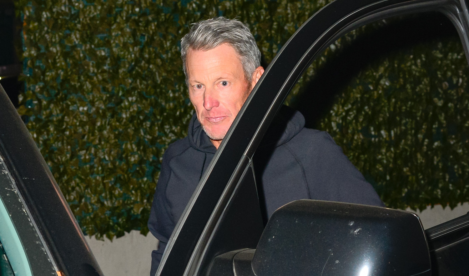 Lance Armstrong is seen on January 12, 2022 in Los Angeles, California.