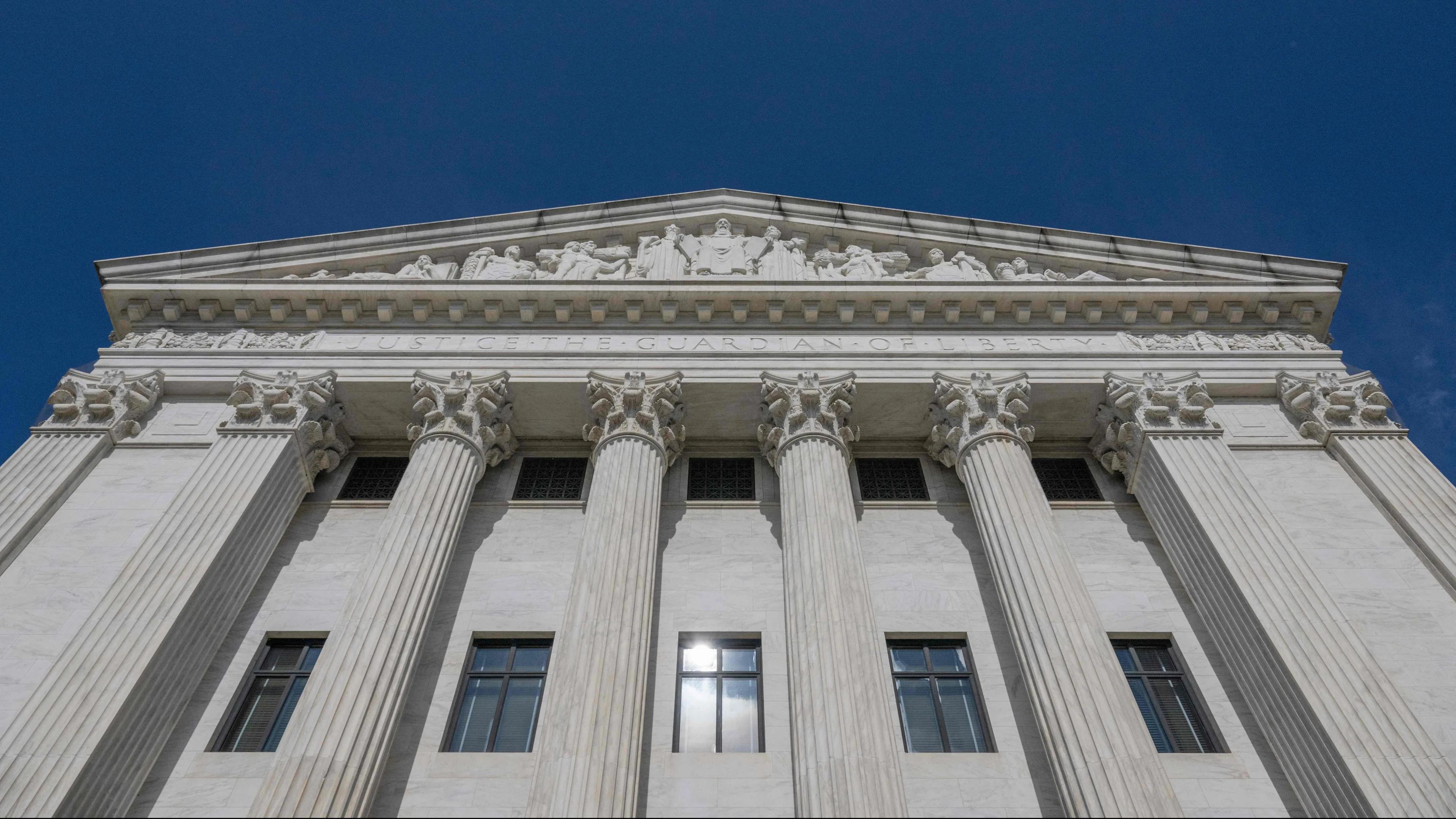 The US Supreme Court building as seen in Washington, DC, on June 26, 2023.