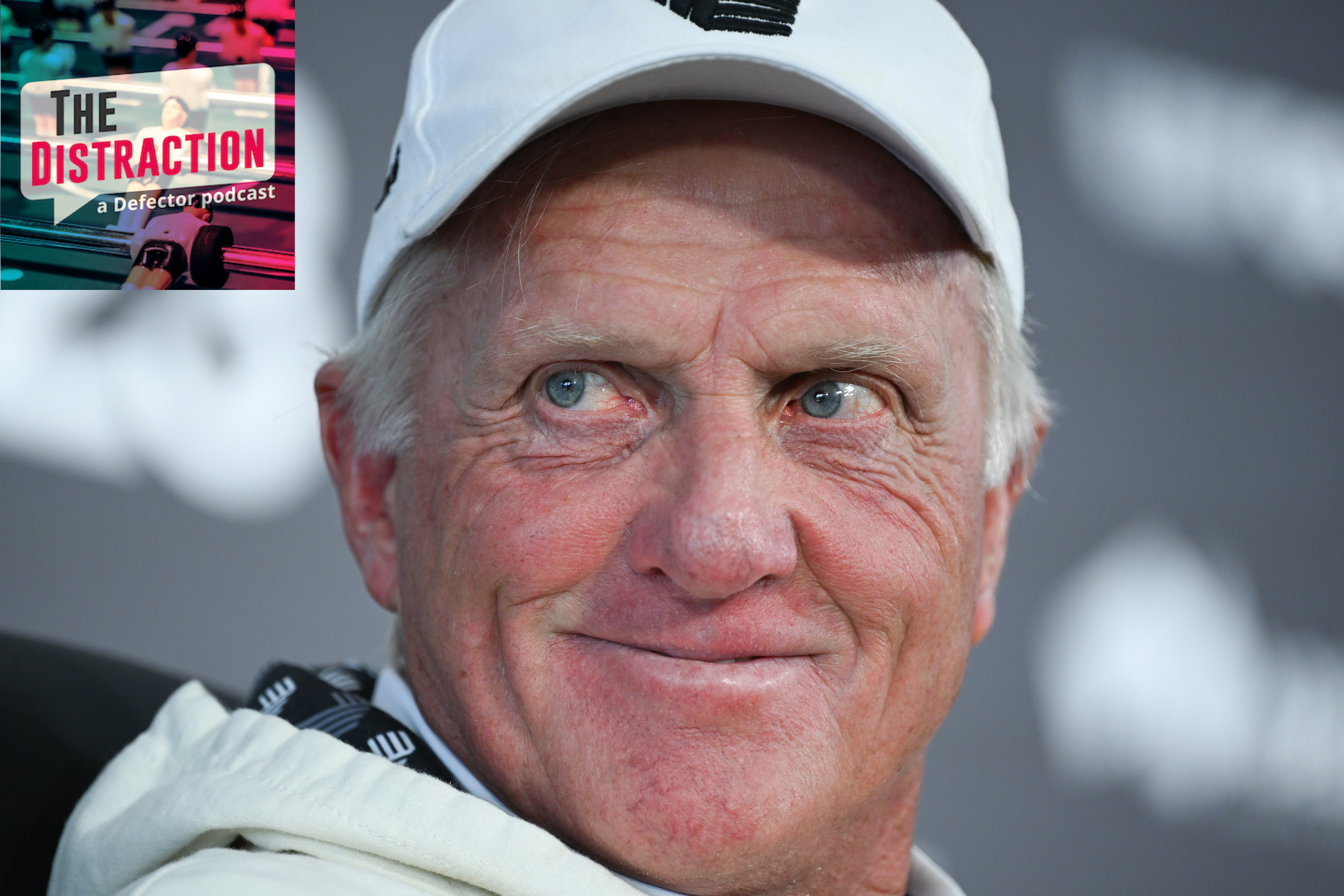 LIV Golf CEO Greg Norman at a press conference during the LIV event in Adelaide, Australia, in April of 2023.