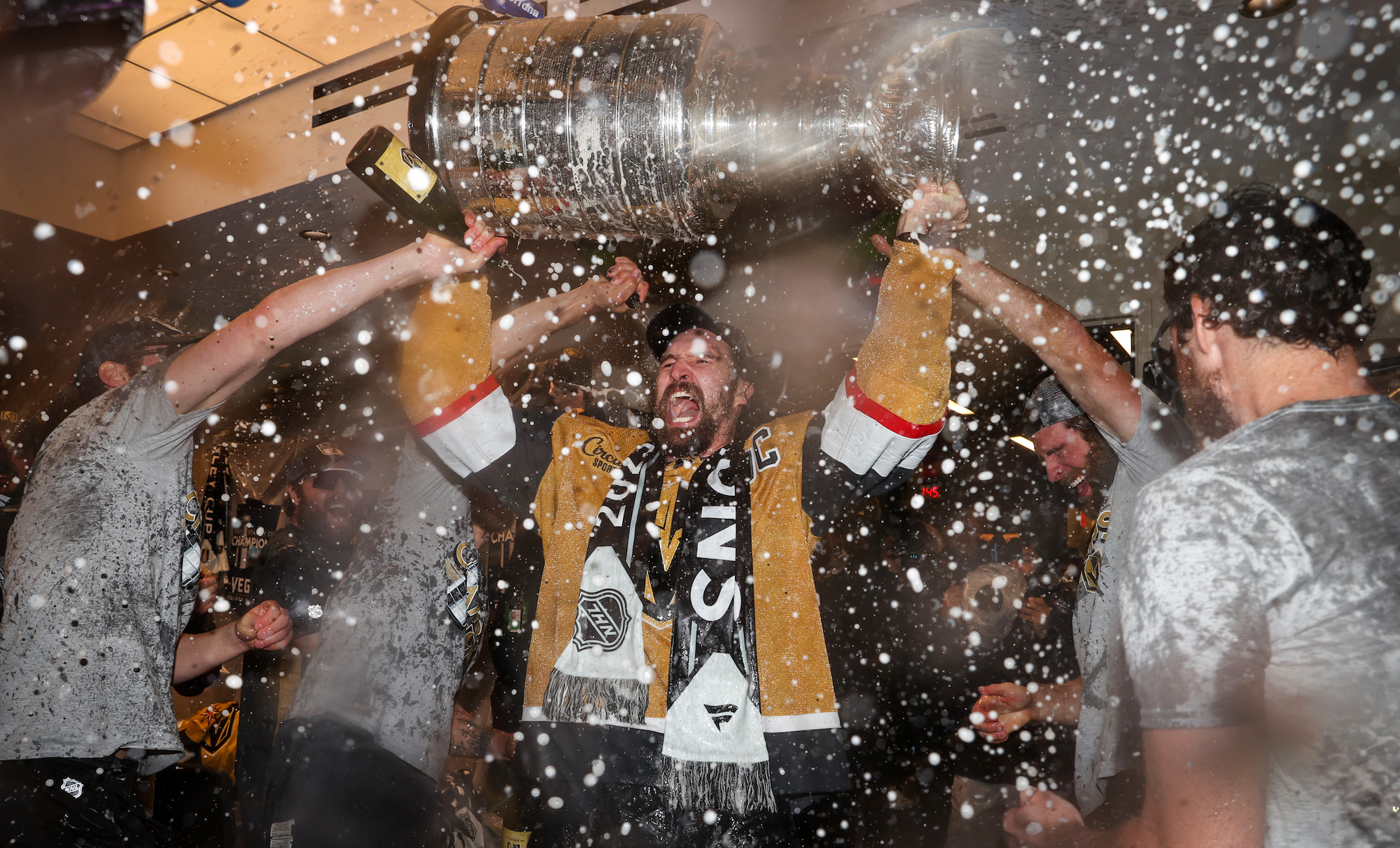 LAS VEGAS, NEVADA - June 13: <> at T-Mobile Arena on June 13, {year6} in Las Vegas, Nevada. (Photo by Zak Krill/NHLI via Getty Images)