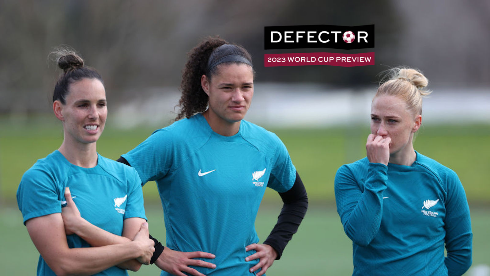 AUCKLAND, NEW ZEALAND - JUNE 21: Football Ferns player Grace Jale during a New Zealand Football Ferns training session at North Harbour Stadium on June 21, 2023 in Auckland, New Zealand.