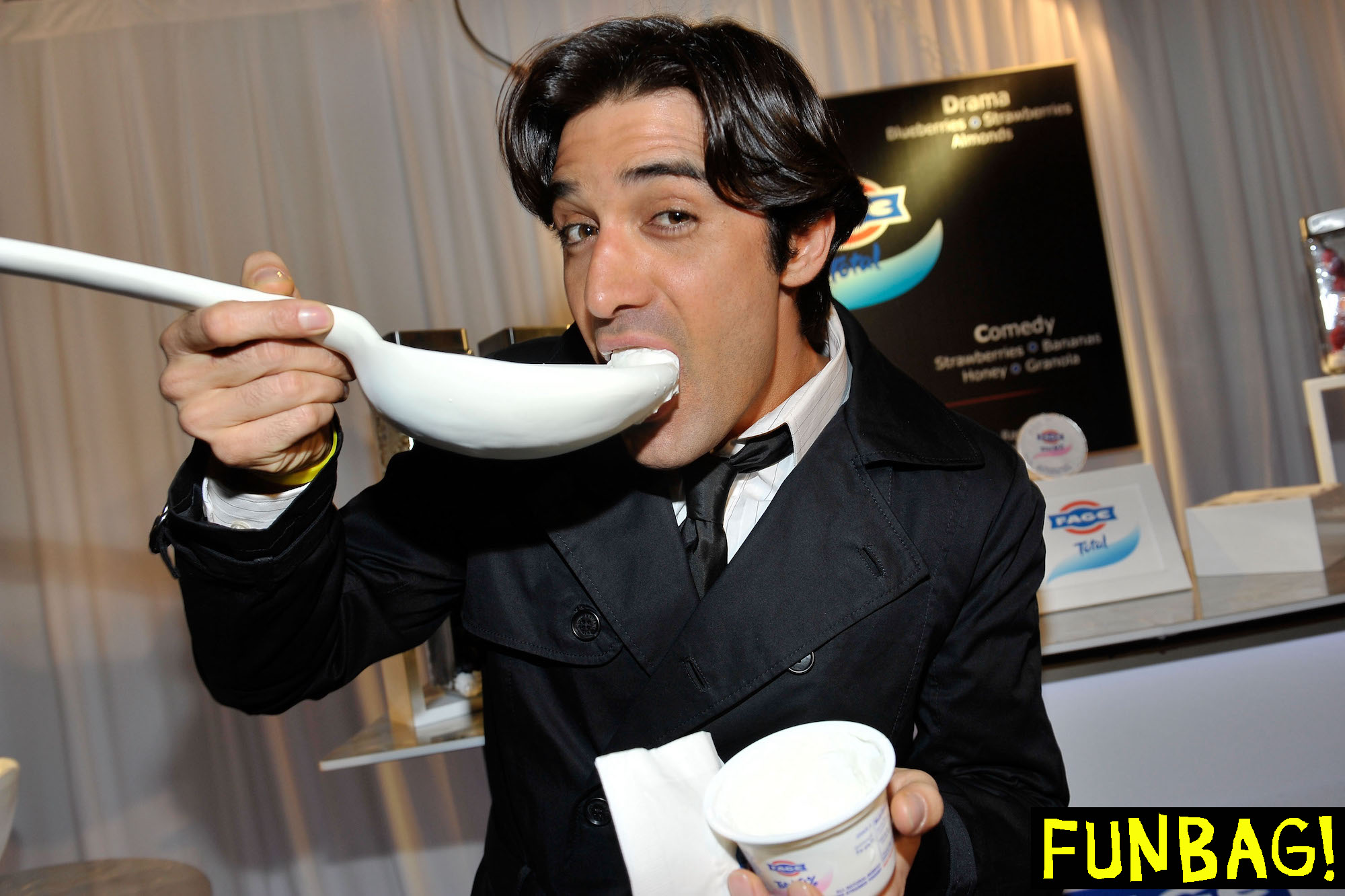 (EXCLUSIVE, Premium Rates Apply) LOS ANGELES, CA - MARCH 05: **EXCLUSIVE COVERAGE** Actor Gilles Marini attends the FAGE Total Yogurt Bar at The 25th Spirit Awards Official Presenter Lounge held at Nokia Theatre L.A. Live on March 5, 2010 in Los Angeles, California. (Photo by Charley Gallay/WireImage)