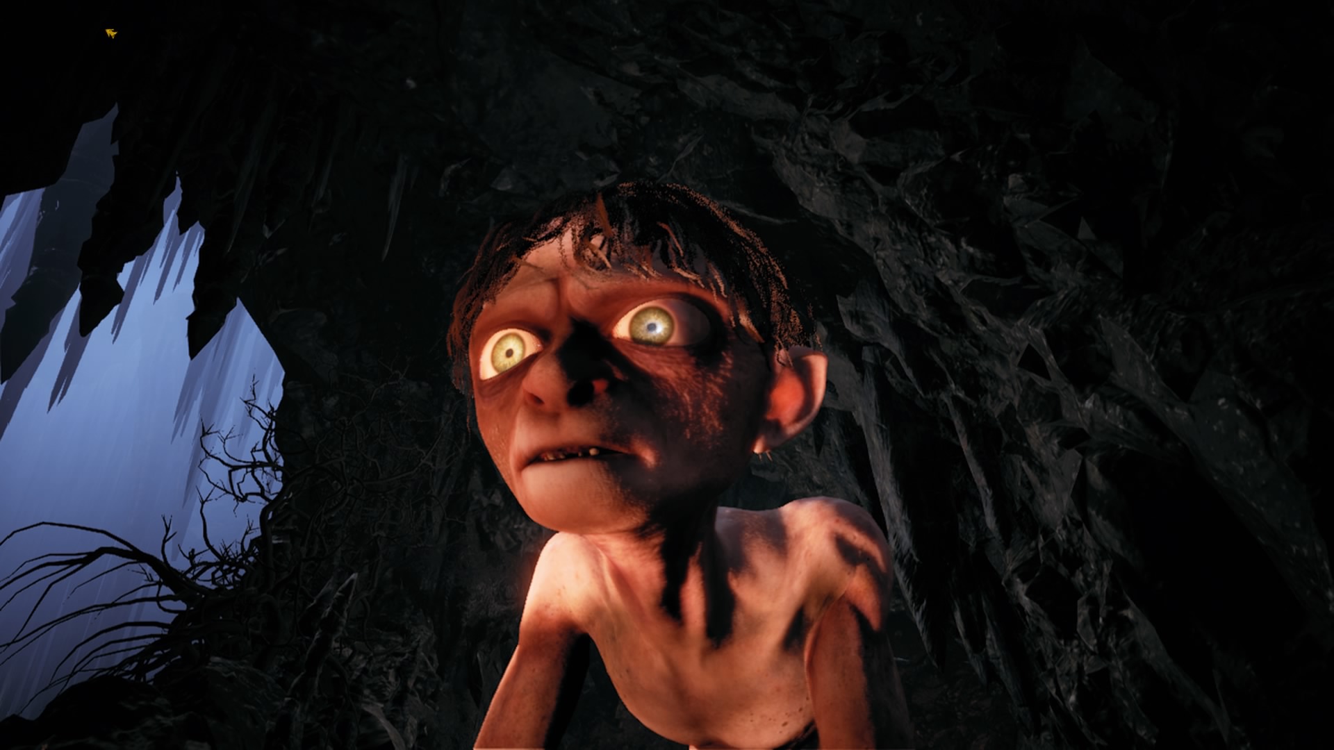 Gollum looks around; where are the buttholes?