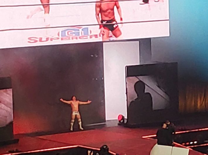 Kota Ibushi enters at Blood And Guts