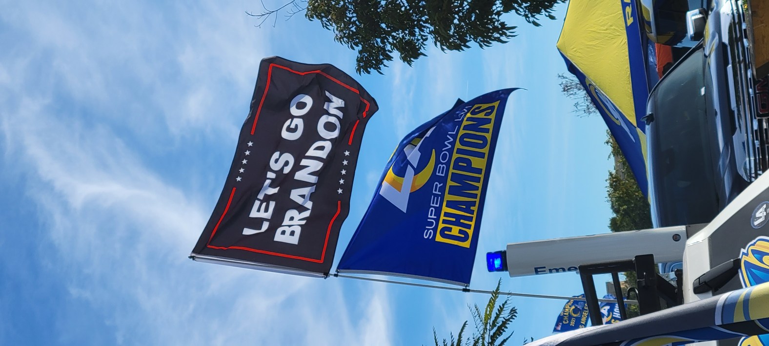 Los Angeles LA Rams Super Bowl Banner Championship Flag -   Israel