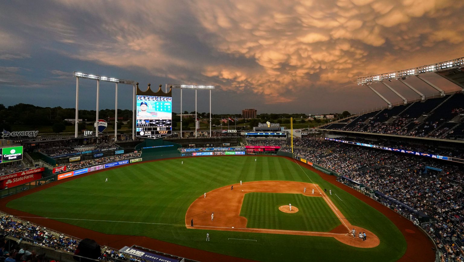 Kauffman Stadium was ahead of its time