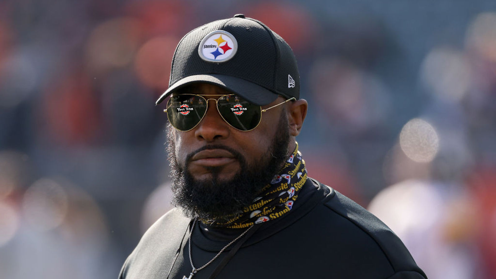 Head coach Mike Tomlin of the Pittsburgh Steelers looks on before the game against the Cincinnati Bengals at Paul Brown Stadium on November 28, 2021 in Cincinnati, Ohio.