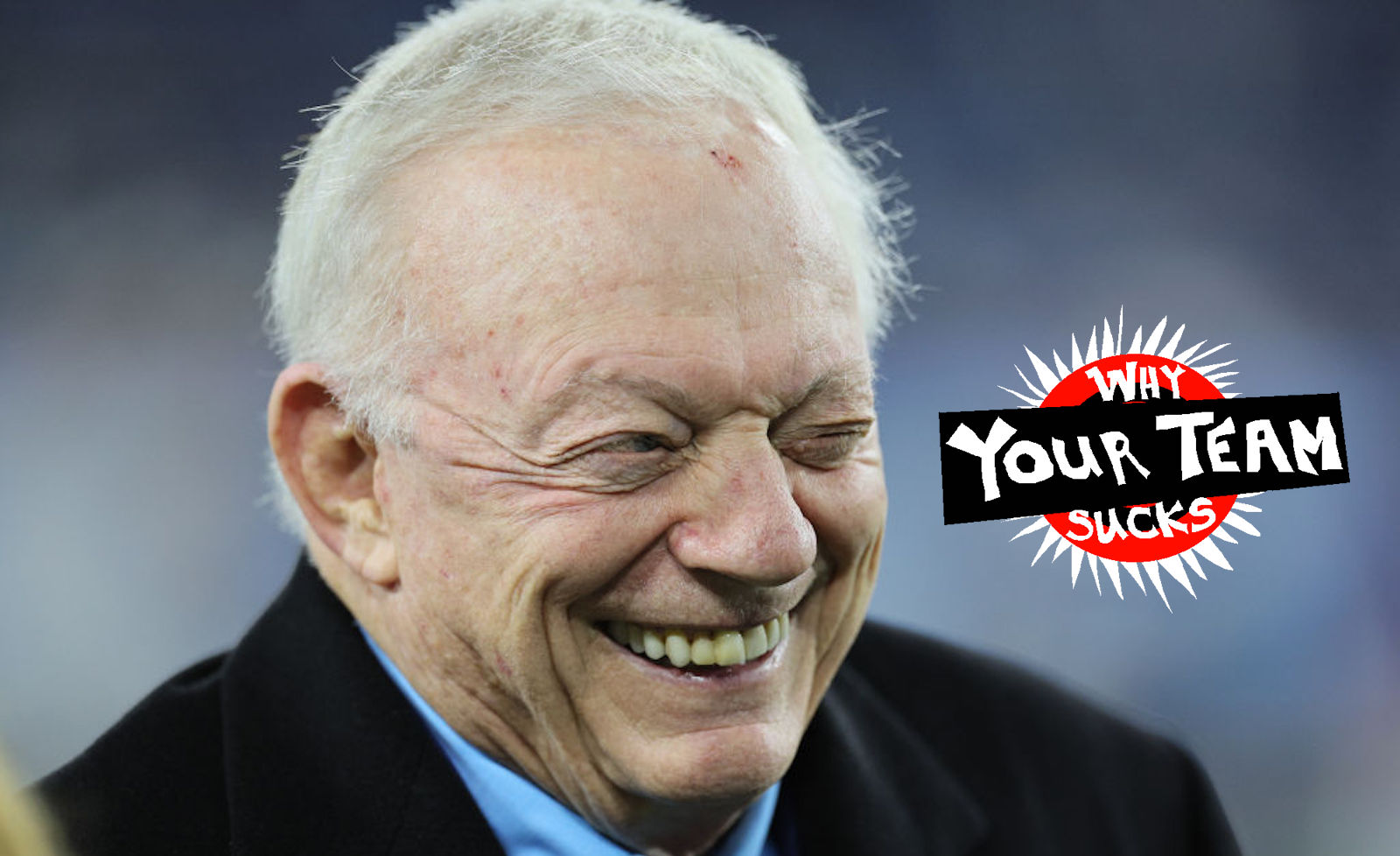 Jerry Jones the owner of the Dallas Cowboys against the Tennessee Titans at Nissan Stadium on December 29, 2022 in Nashville, Tennessee.
