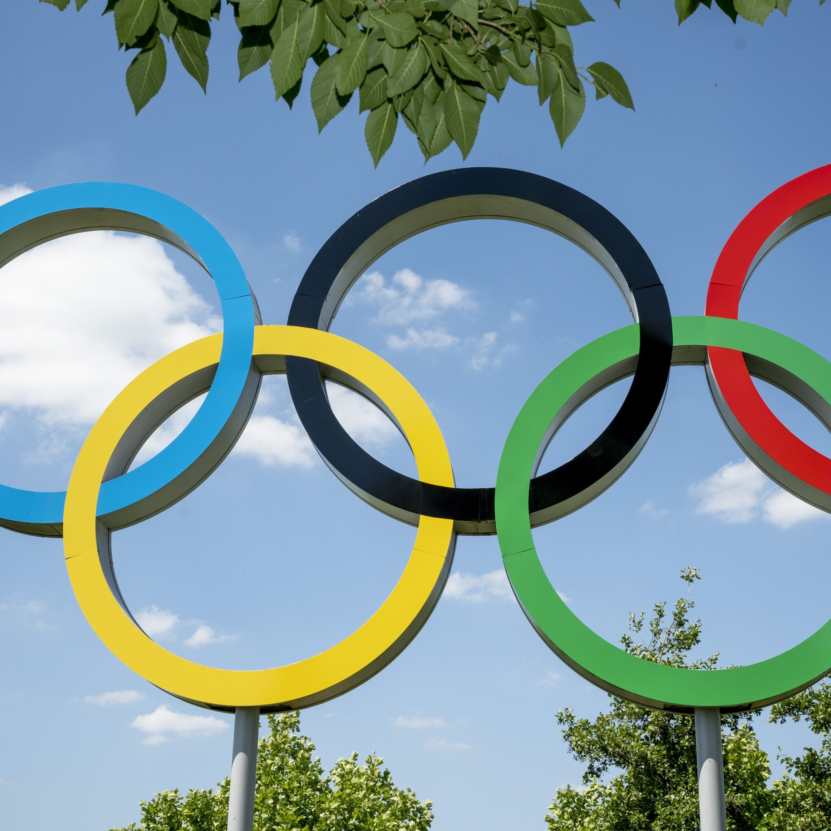 Ten years after the London 2012 Olympics were based here at Stratford, is a landscape of nature that surrounds the original Olympic rings in The Queen Elizabeth Olympic Park, on 14th June 2022, in London, England. The former main Olympic venue area was controversially re-landscaped from an old industrial estate. Its promised legacy is a green space now known as The Elizabeth Park which remains a wildlife habitat and whose centrepieces are still the Velodrome and Aquatic Centre used by the public while the main Olympic stadium is home to West Ham Football Club. (