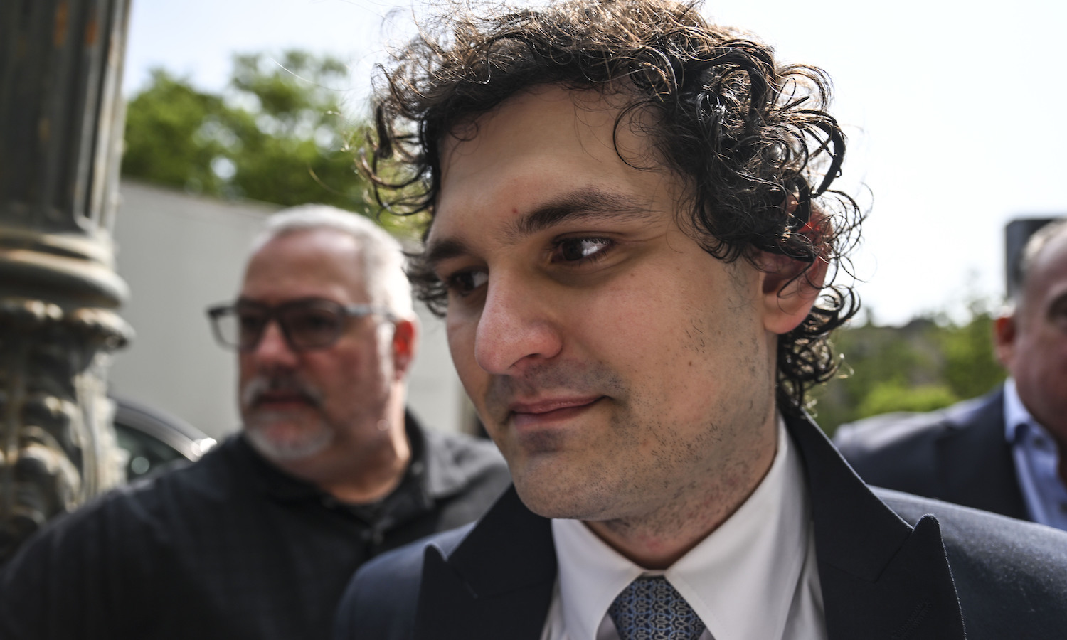 NEW YORK, USA - JUNE 15: FTX Founder Sam Bankman-Fried arrives at Manhattan Federal Court for a court appearance in New York, United States on June 15, 2023. (Photo by Fatih Aktas/Anadolu Agency via Getty Images)