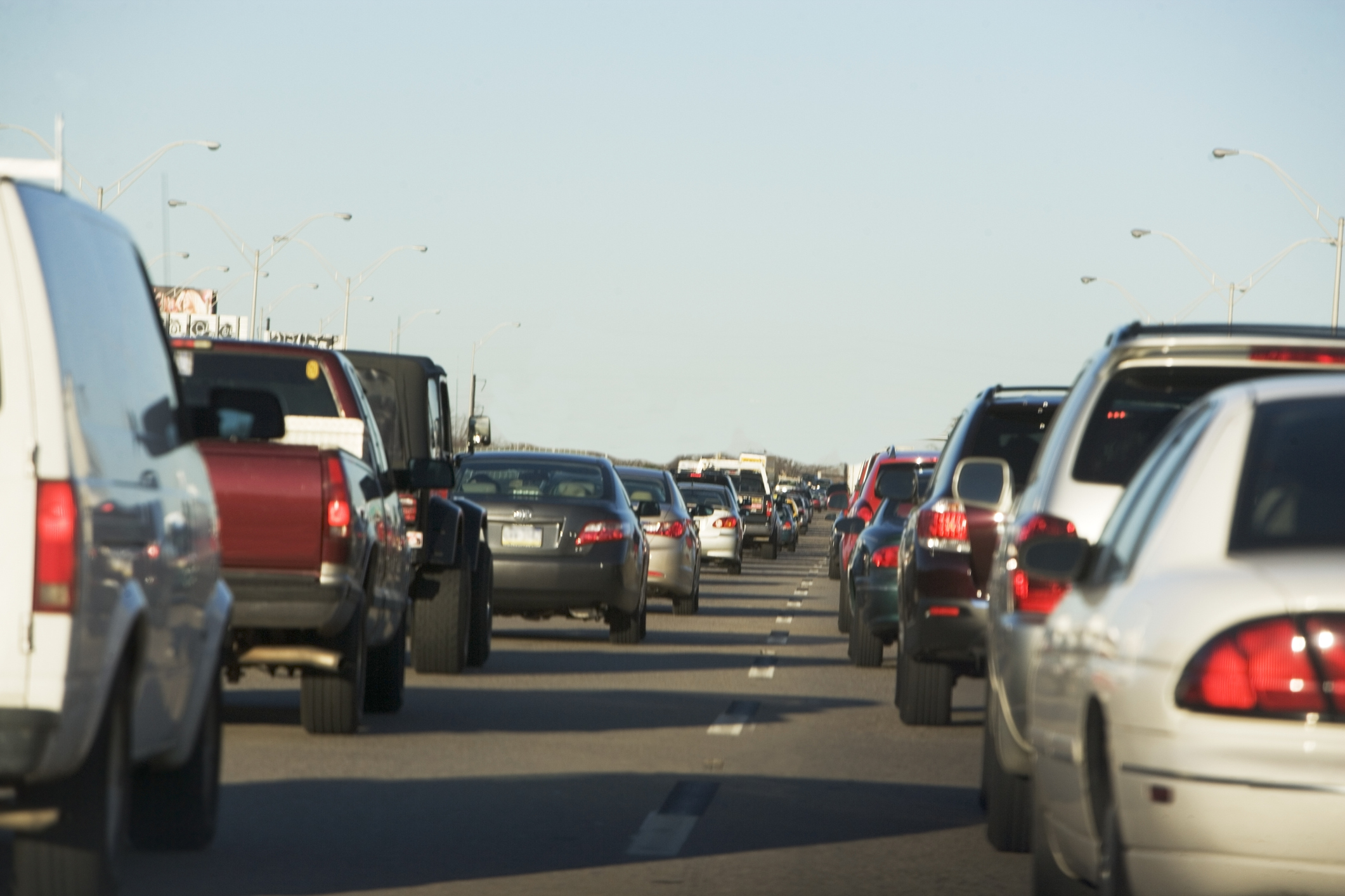 A line of traffic