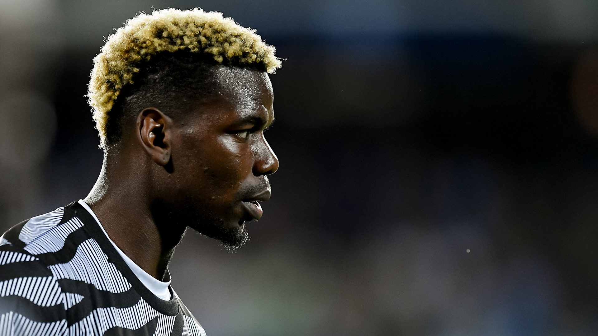Paul Pogba of Juventus FC looks on during the Serie A Tim match between Empoli FC and Juventus FC at Stadio Carlo Castellani on September 3, 2023 in Empoli, Italy.