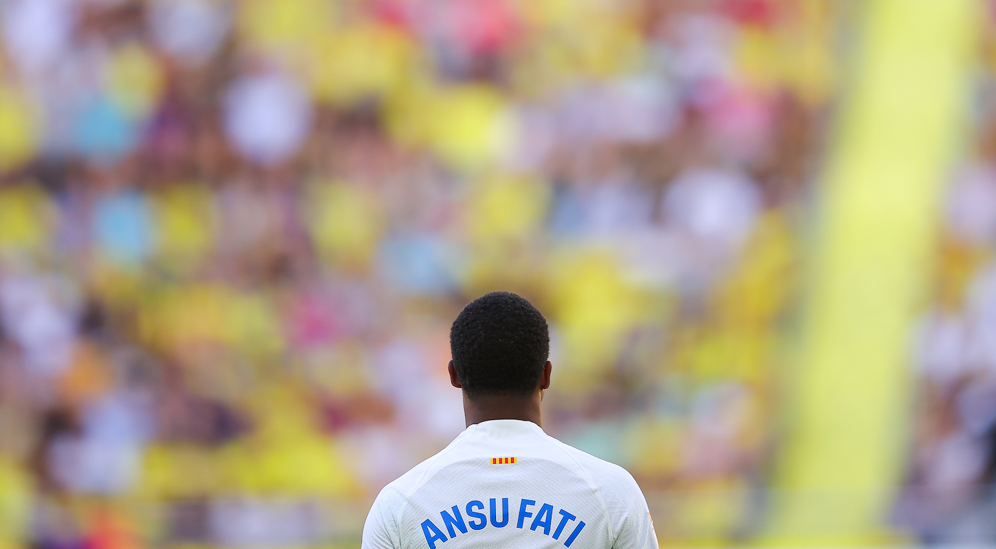 Ansu Fati's back
