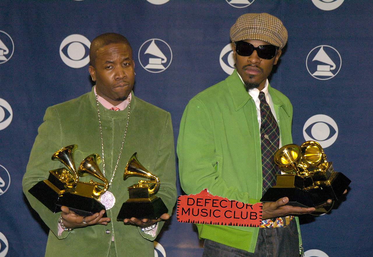 Outkast, winner of 6 Grammys during The 46th Annual Grammy Awards - Press Room at Staples Center in Los Angeles, California, United States.