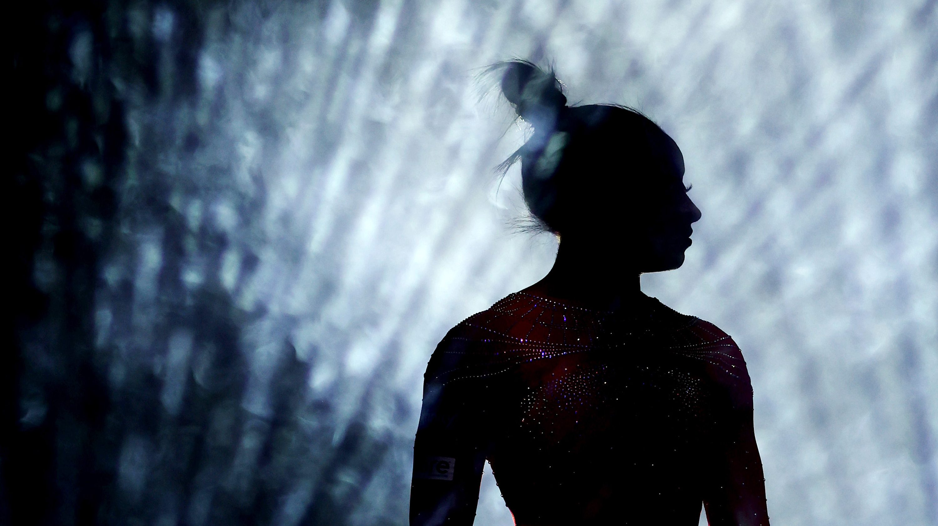 Simone Biles of Team United States walks out ahead of the Women's Vault Final on Day Eight of the 2023 Artistic Gymnastics World Championships at Antwerp Sportpaleis on October 07, 2023 in Antwerp, Belgium.