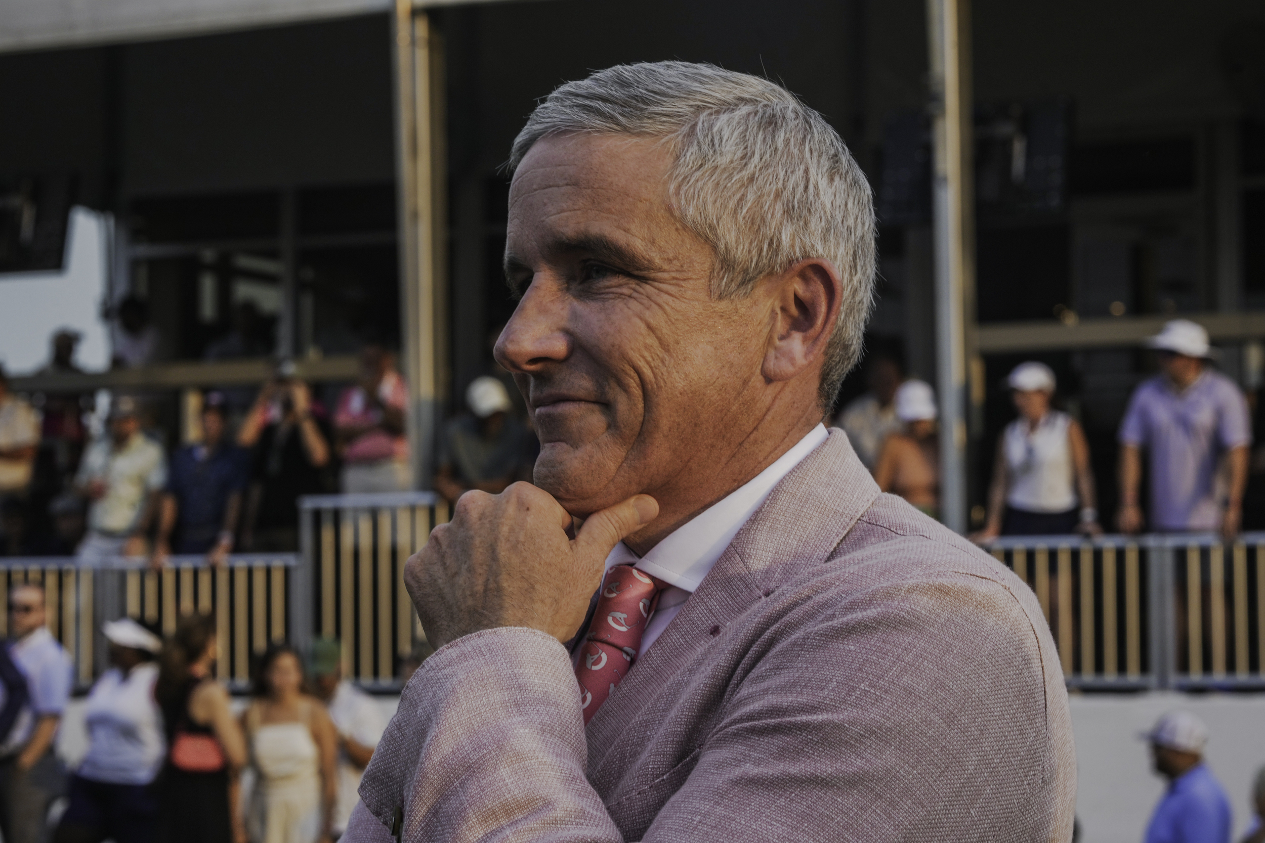A photo of PGA Tour Commissioner Jay Monahan.