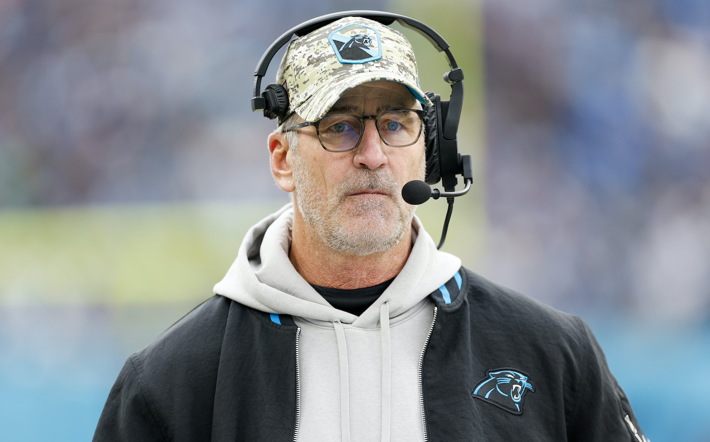 Panthers head coach Frank Reich