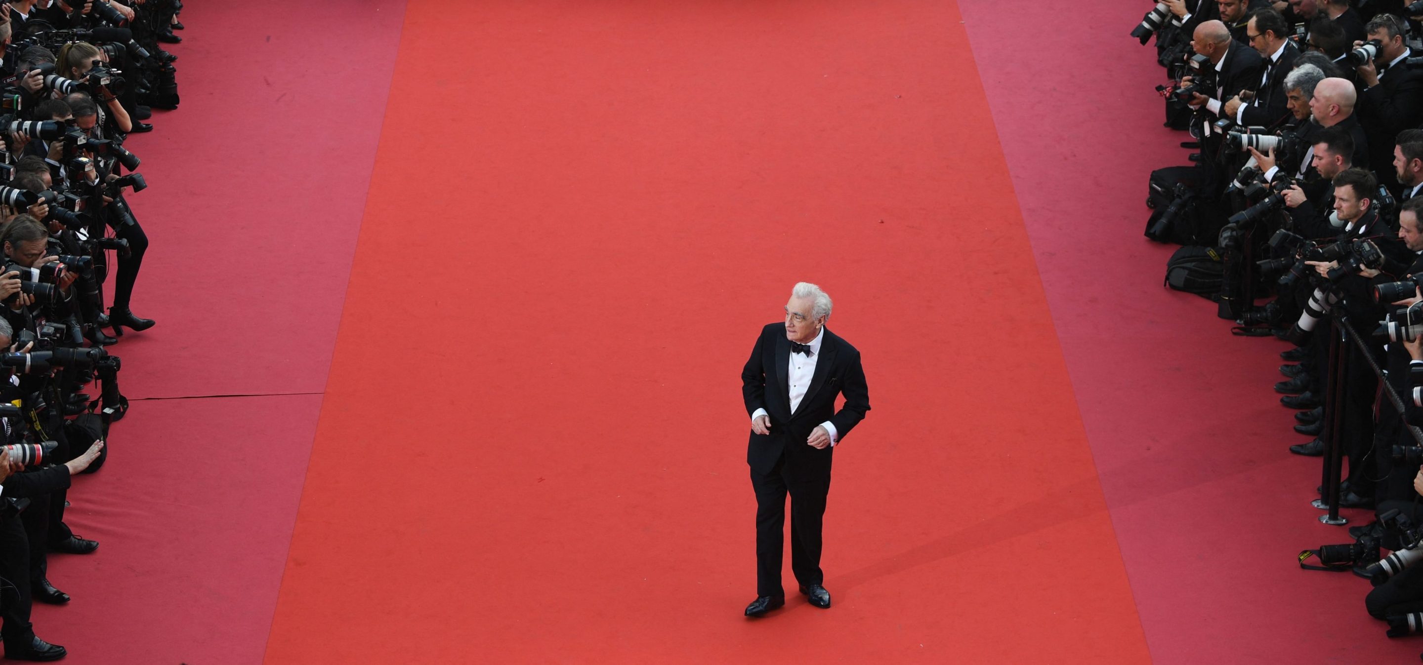 TOPSHOT - US director Martin Scorsese poses as he arrives on May 8, 2018 for the screening of the film "Todos Lo Saben (Everybody Knows)" and the opening ceremony of the 71st edition of the Cannes Film Festival in Cannes, southern France. (Photo by Antonin THUILLIER / AFP) (Photo by ANTONIN THUILLIER/AFP via Getty Images)