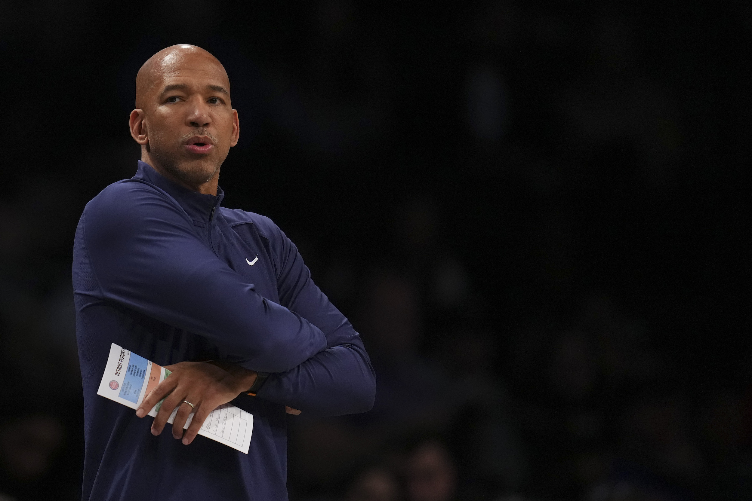 Monty Williams watches his Pistons lose again.