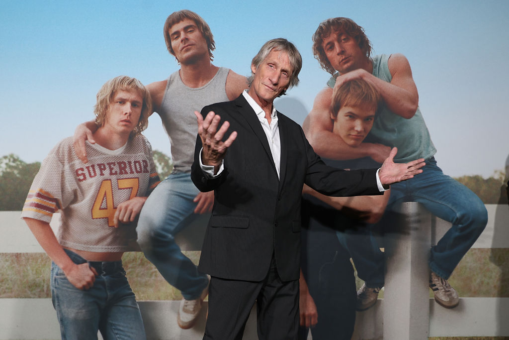 Kevin Von Erich poses at The Iron Claw premiere