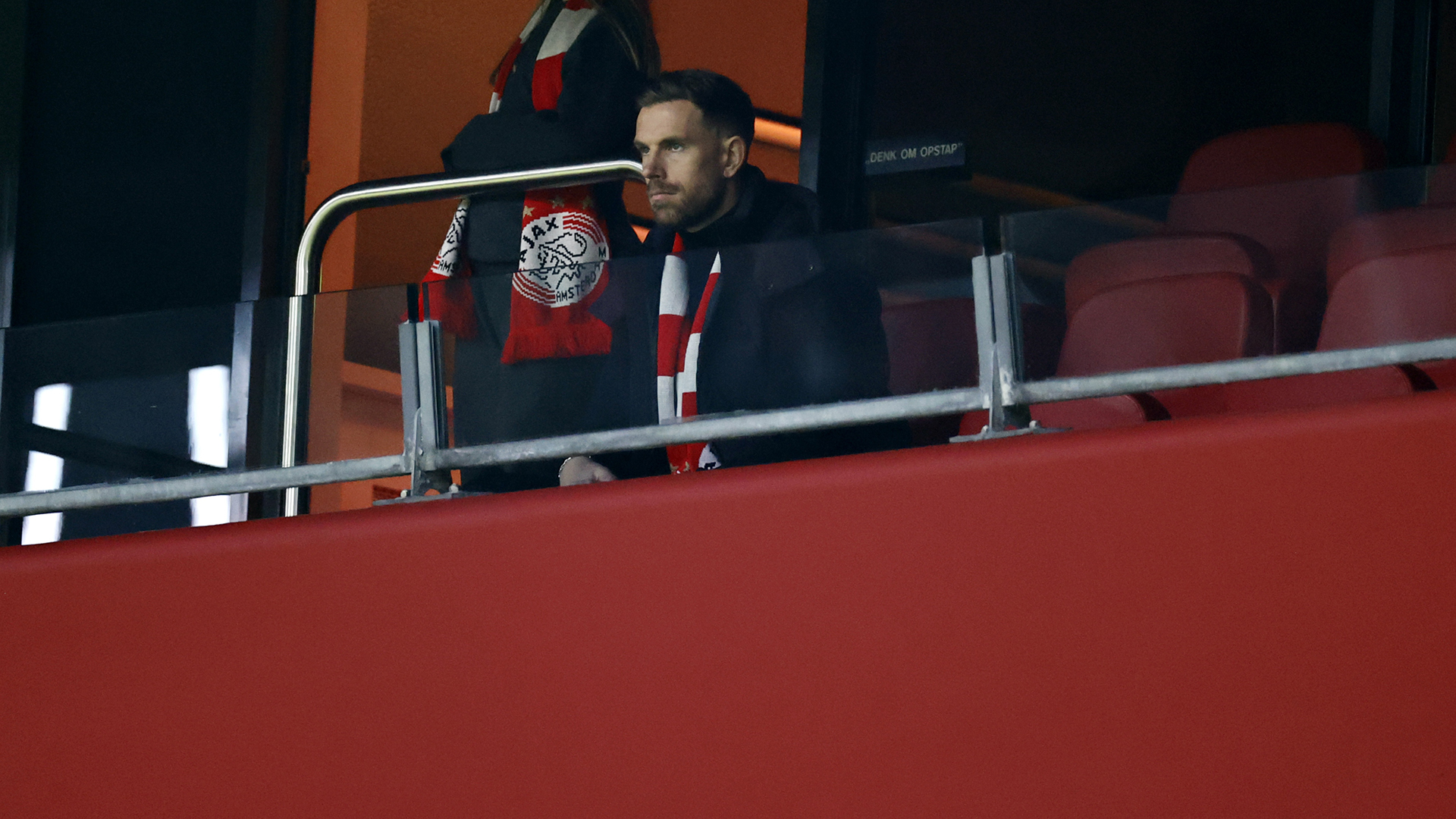 Jordan Henderson of Ajax during the Dutch Eredivisie match between Ajax Amsterdam and RKC Waalwijk at the Johan Cruijff ArenA on January 21, 2024 in Amsterdam, Netherlands.