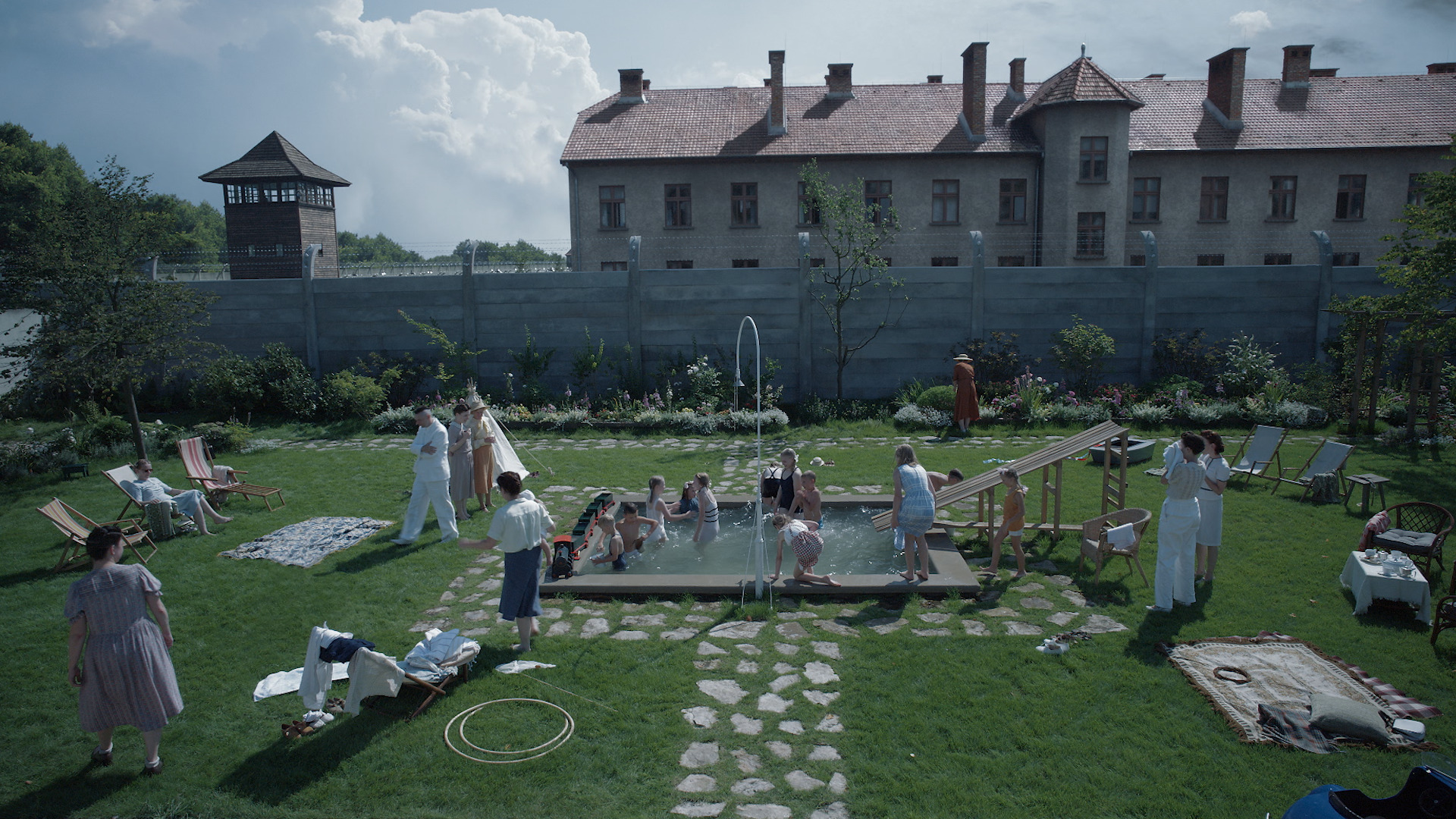 A garden party scene from The Zone Of Interest