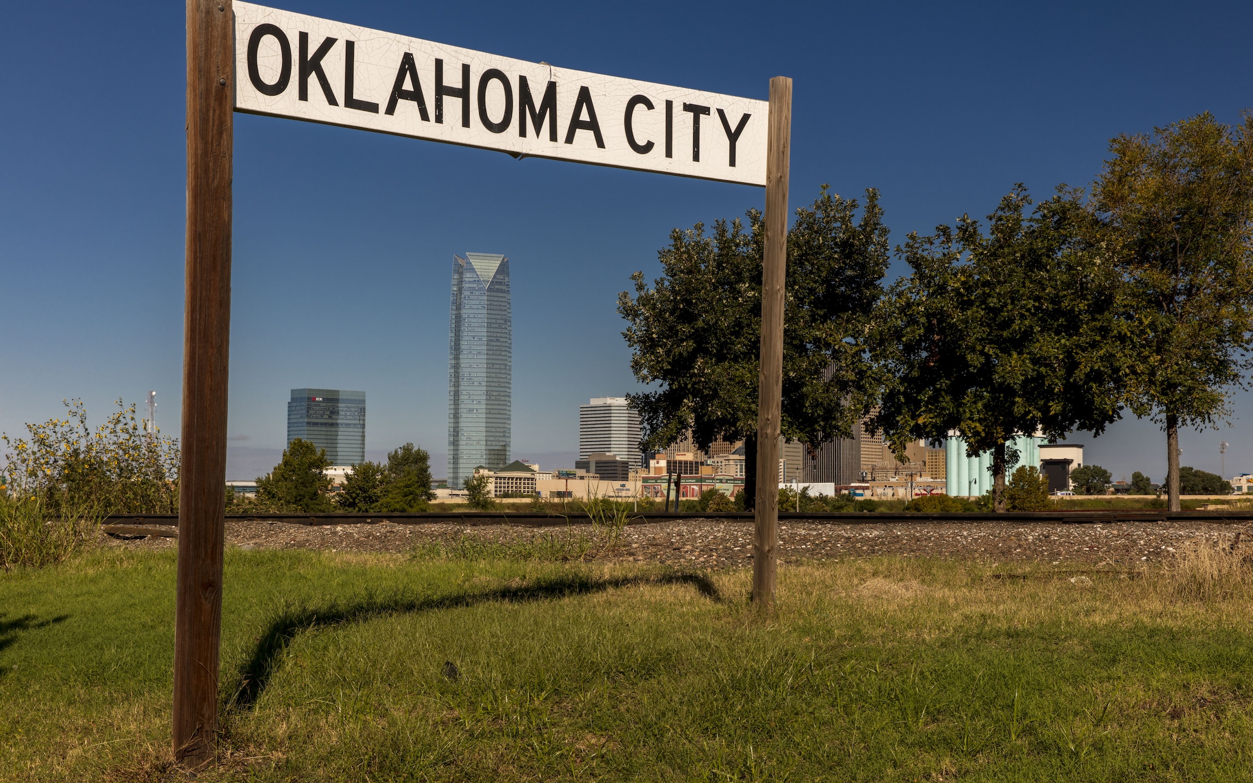 Oklahoma City skyline.