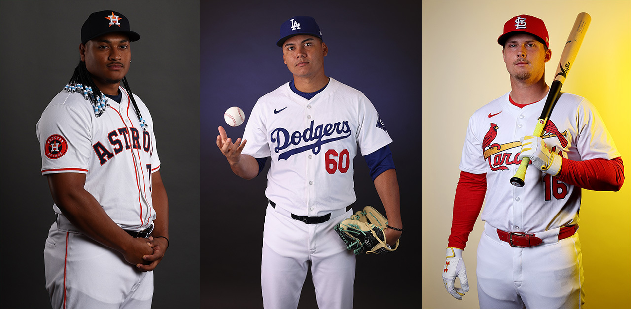 Here are three players showing three different ways to rock the diaper.