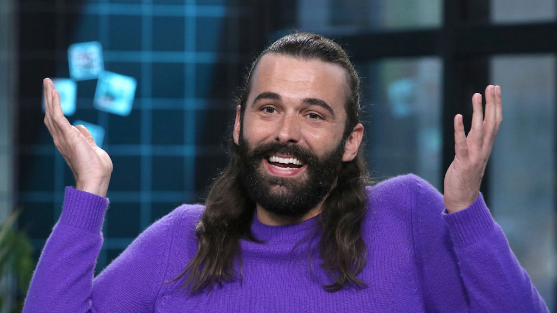 TV Personality Jonathan Van Ness attends the Build Series to discuss his new book "Over the Top: A Raw Journey to Self-Love" at Build Studio on September 25, 2019 in New York City.
