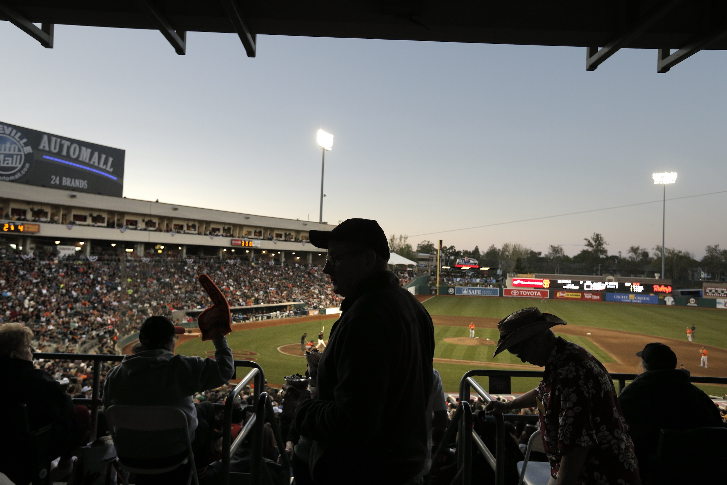 The minor-league park in Sacramento.