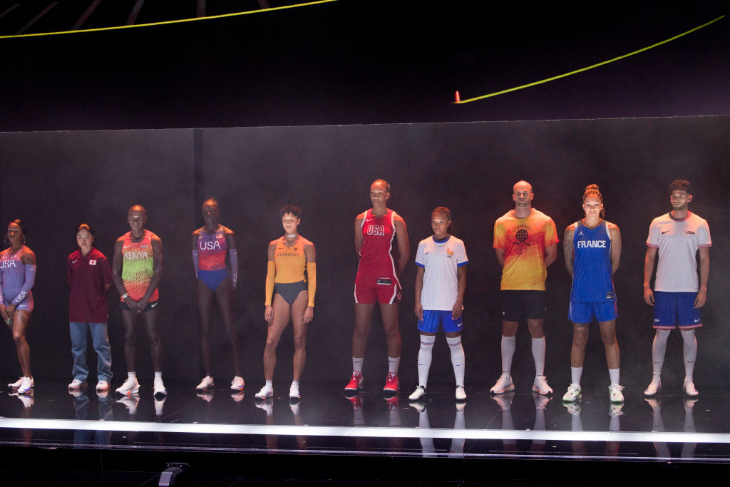 Atmosphere at the Nike Air Innovation Summit held at the Palais Brongniart on April 11, 2024 in Paris, France.