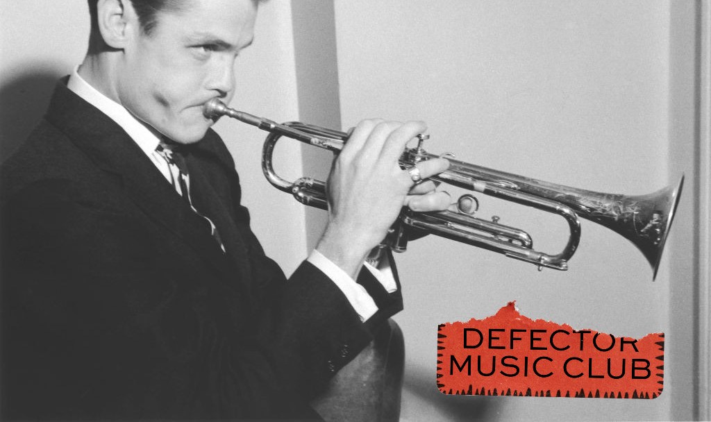 Chet Baker playing trumpet
