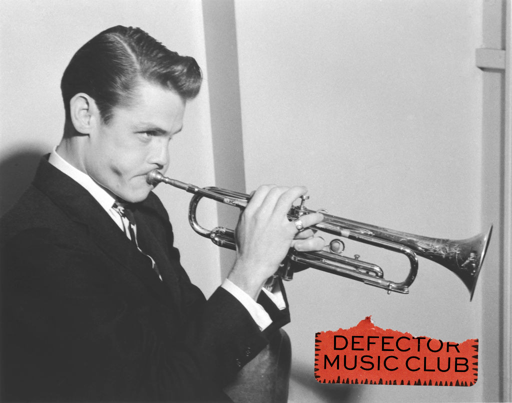 Chet Baker playing trumpet