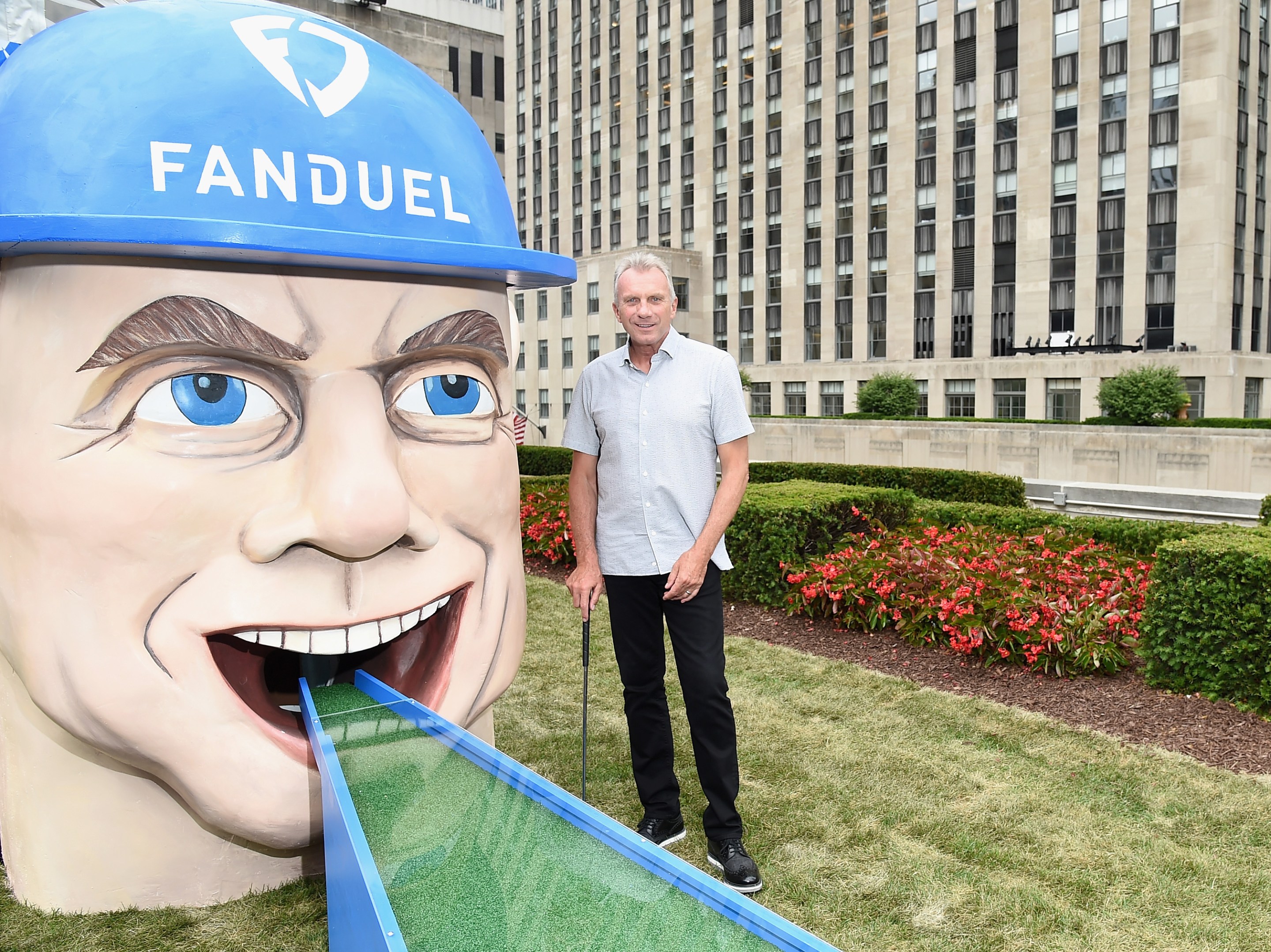 Joe Montana attends the FanDuel Fantasy Golf Classic on July 11, 2017 in New York City.