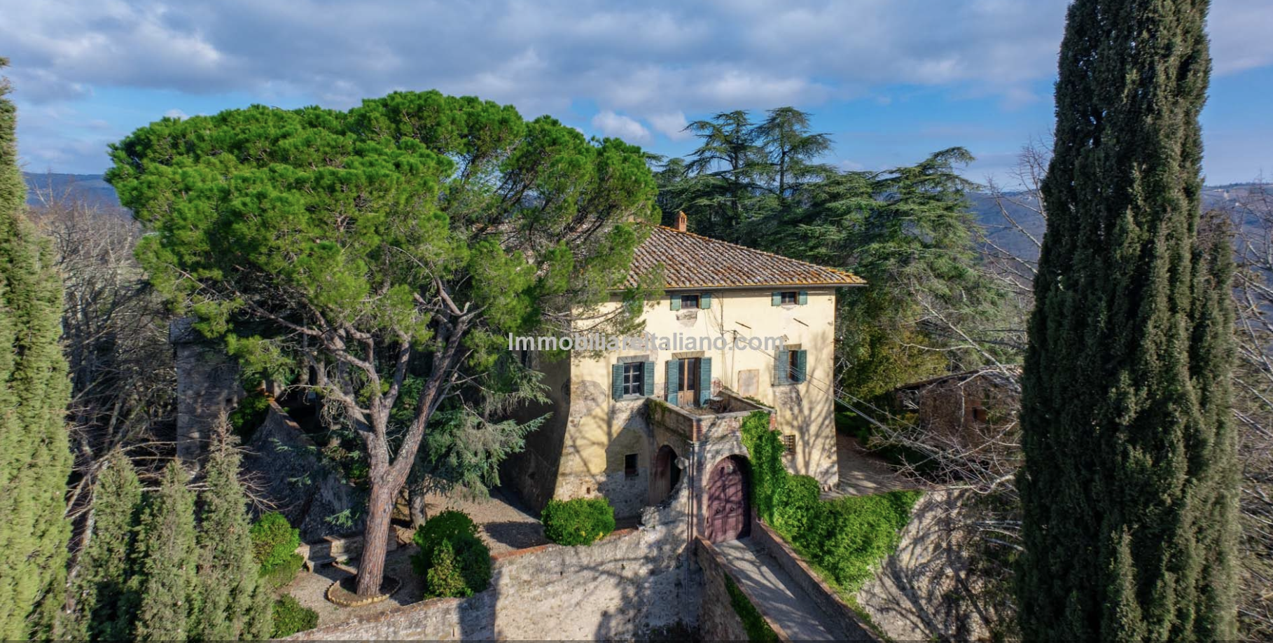photo of beautiful italian manor
