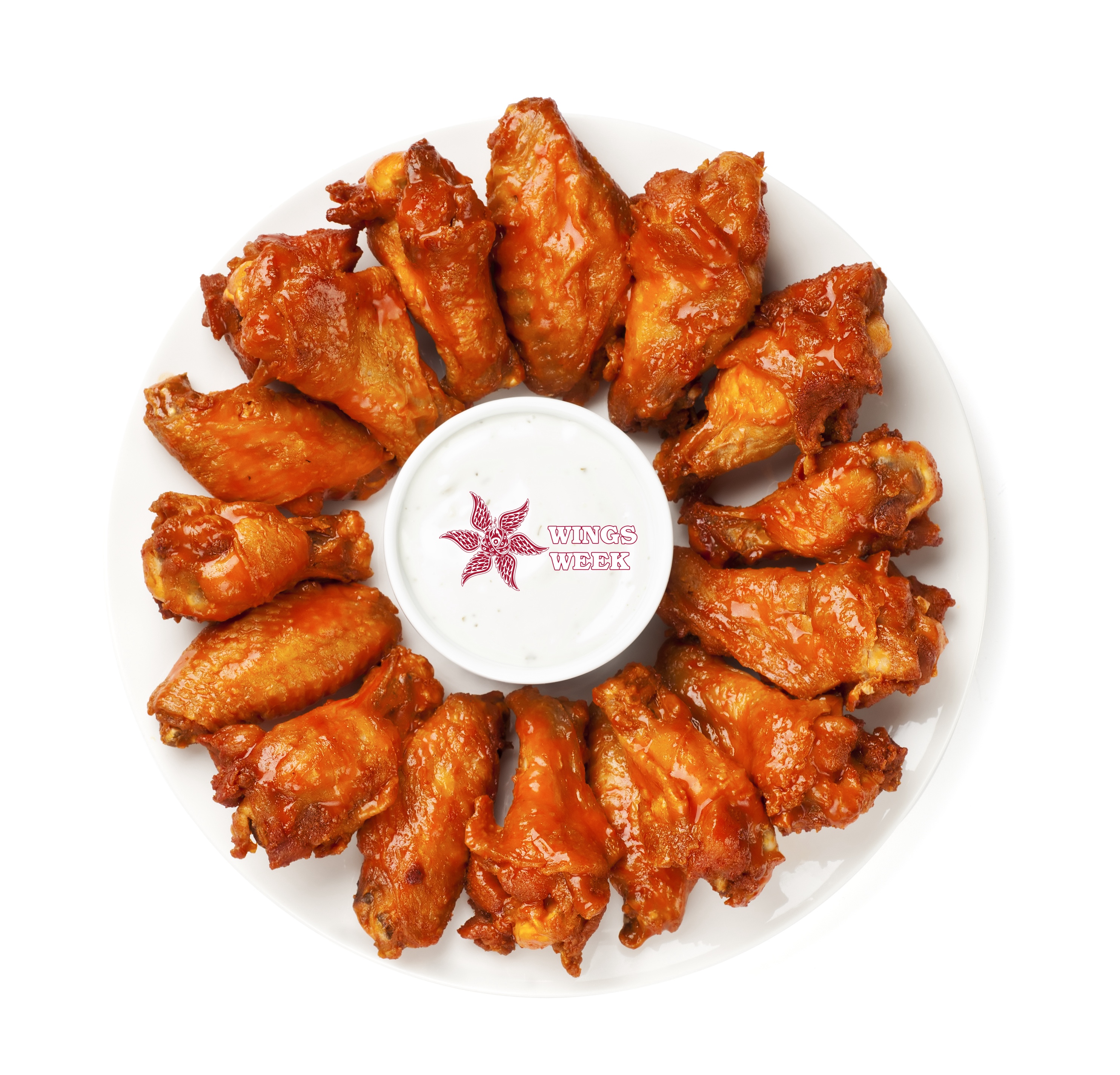 Hot wings platter
