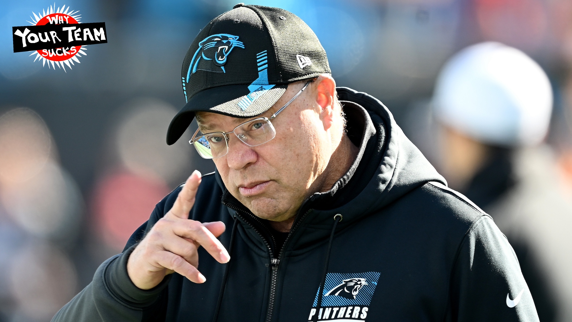 CHARLOTTE, NORTH CAROLINA - JANUARY 07: Carolina Panthers owner David Tepper walks the field before the game against the Tampa Bay Buccaneers at Bank of America Stadium on January 07, 2024 in Charlotte, North Carolina. (Photo by Grant Halverson/Getty Images)