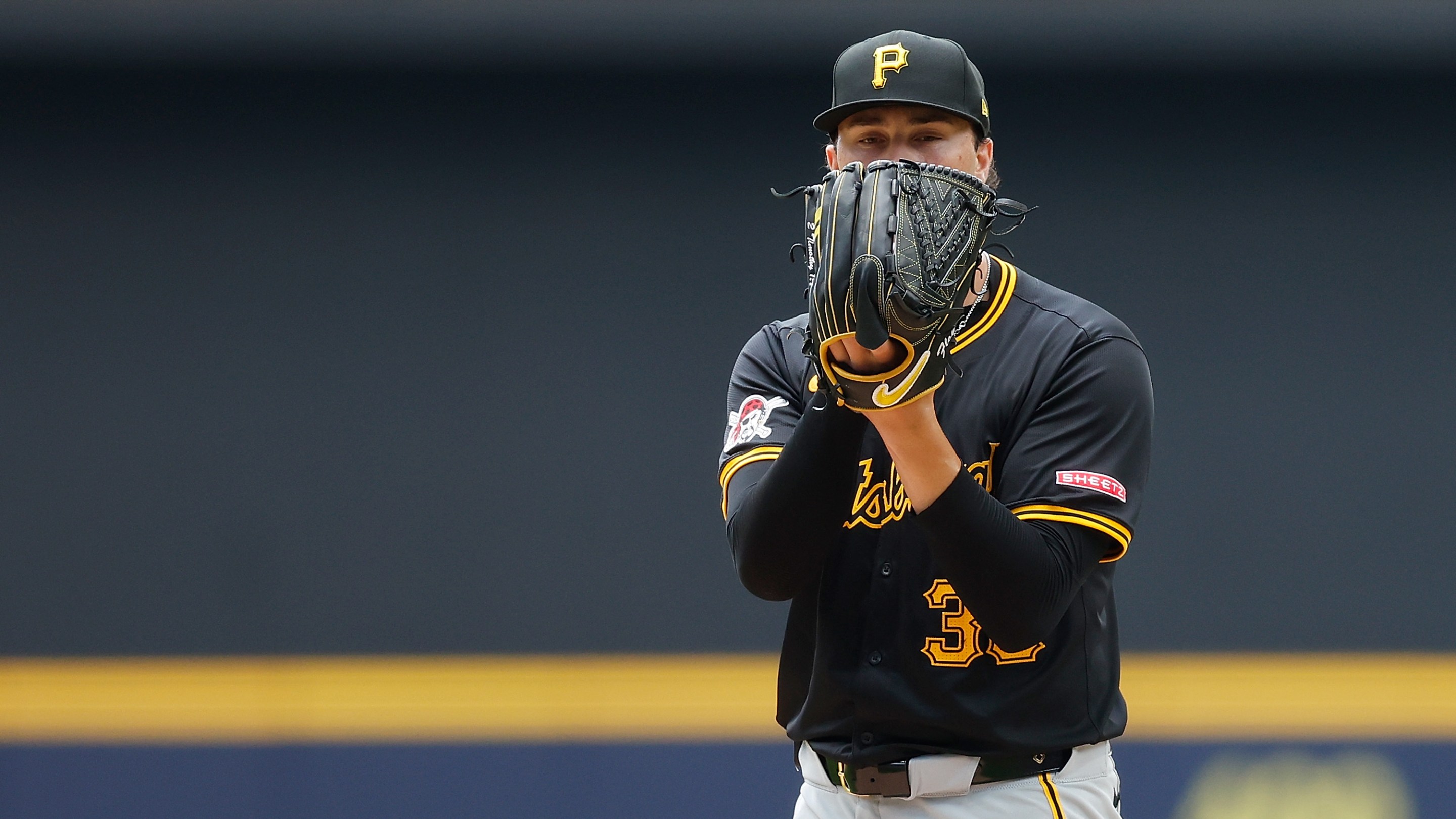 MILWAUKEE, WISCONSIN - JULY 11: Paul Skenes #30 of the Pittsburgh Pirates throws a pitch in the second inning against the Milwaukee Brewers at American Family Field on July 11, 2024 in Milwaukee, Wisconsin. (Photo by John Fisher/Getty Images)