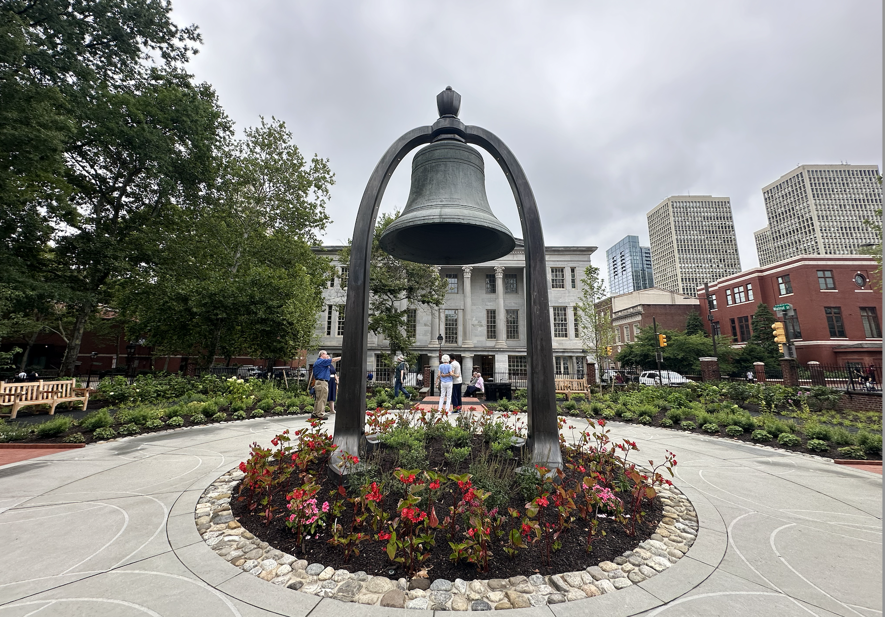 photograph of the new bell