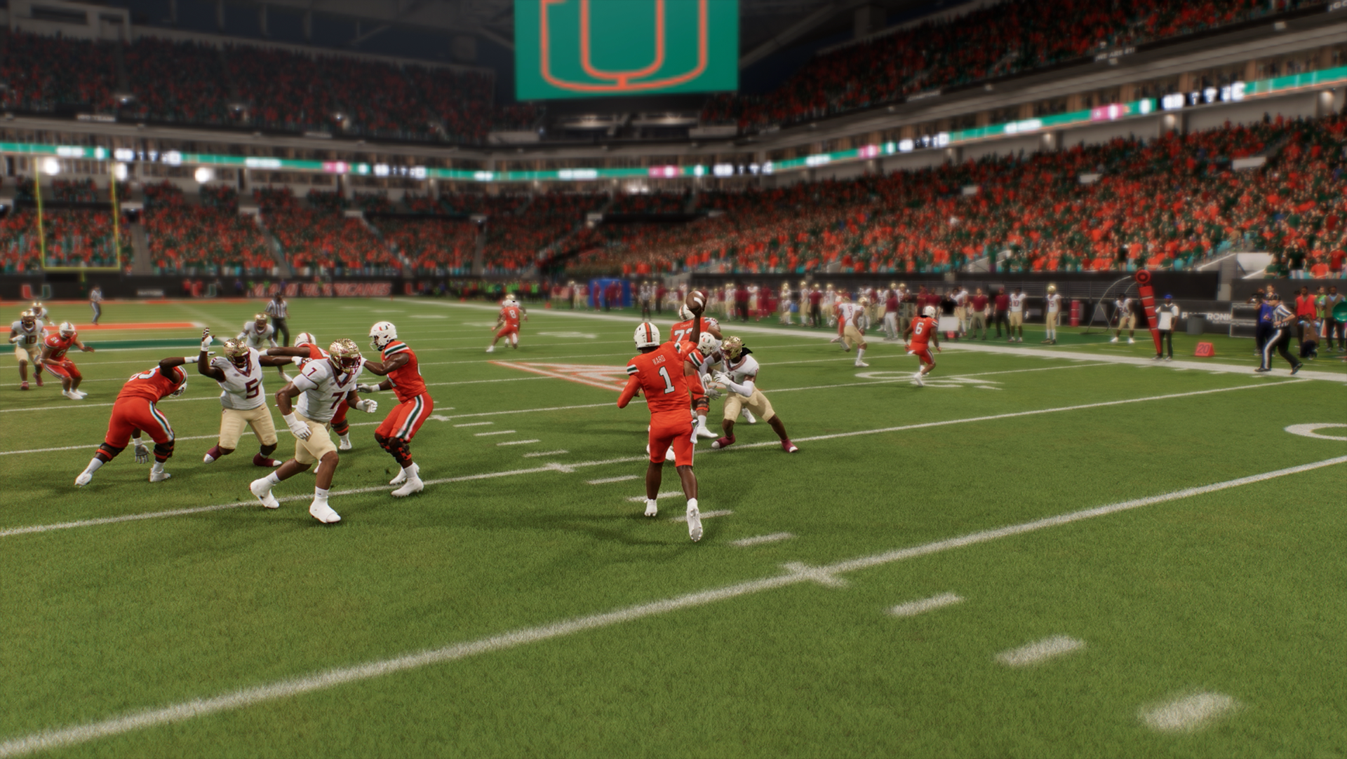 University of Miami vs. Florida State University in 'College Football 25'