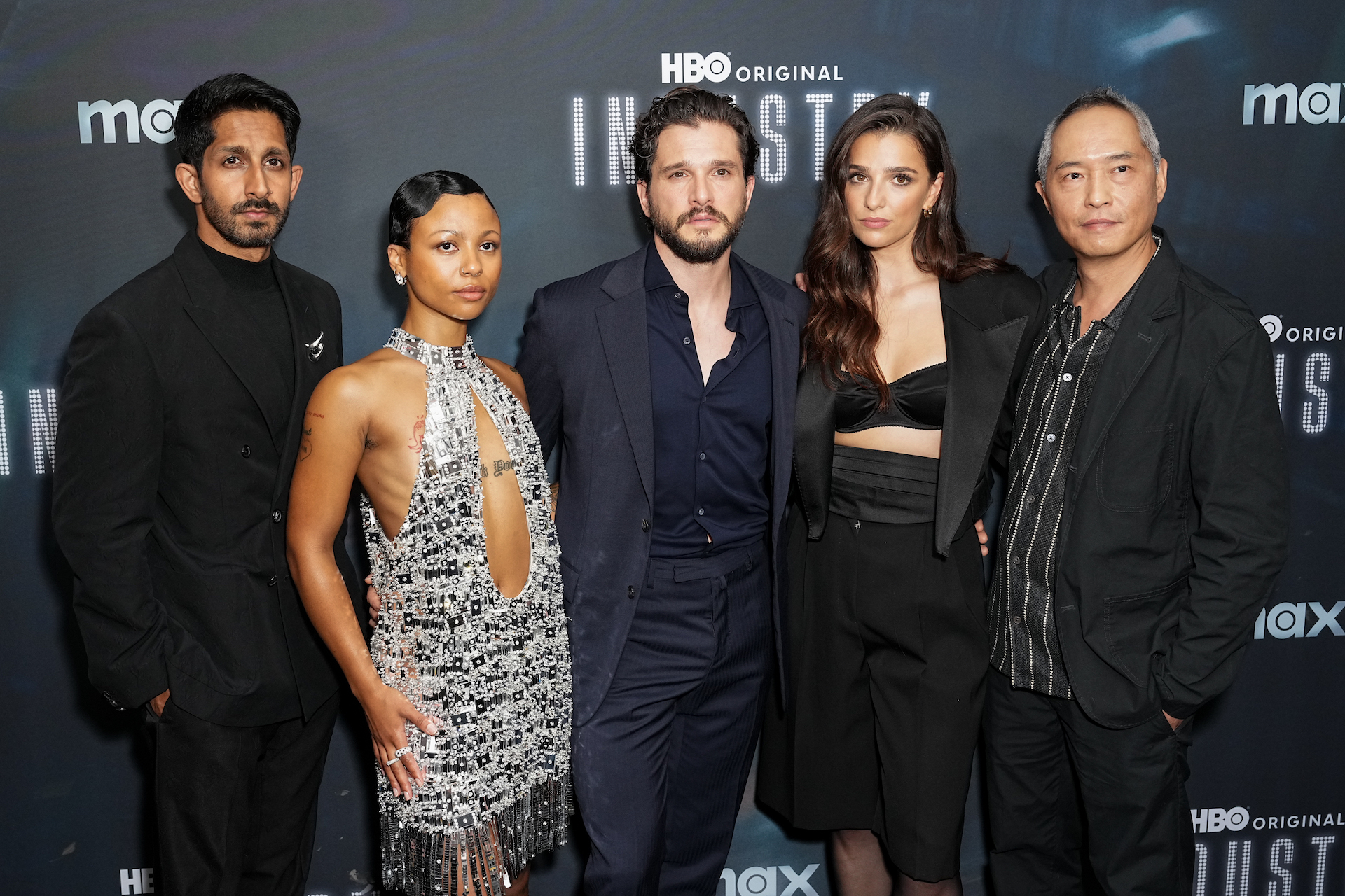 Sagar Radia, Myha'la, Kit Harington, Marisa Abela and Ken Leung at HBO's "Industry" Season 3 Premiere held at The Metrograph Theater on August 5, 2024 in New York, New York.