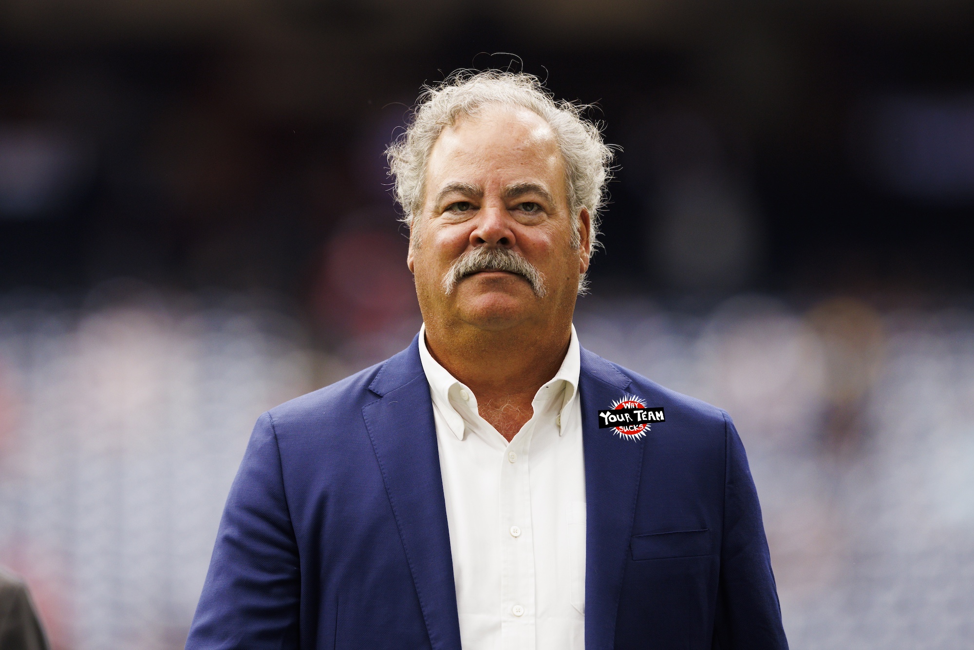 HOUSTON, TEXAS - AUGUST 24: Cal McNair of the Houston Texans walks off the field during a preseason game against the Los Angeles Rams at NRG Stadium on August 24, 2024 in Houston, Texas. (Photo by Ric Tapia/Getty Images)